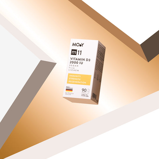 m11 Vegan Vitamin D3 2000 IU from lichen, 90 tablete, 45 g, Molecules of Youth, natural